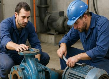 تعمیر موفق پمپ آب صنعتی در واحد پتروشیمی بندر امام